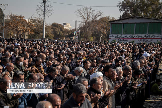 تشییع هشت لاله زهرایی در قزوین