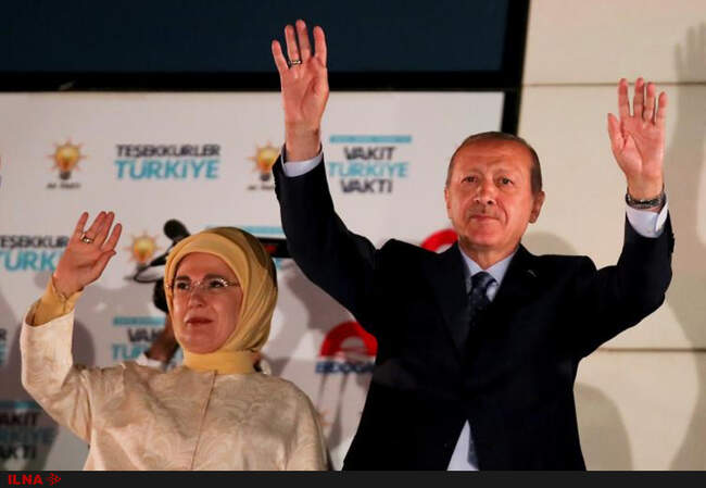 پیروزی رجب طیب اردوغان در انتخابات ترکیه‎