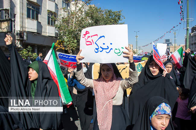 مراسم یوم الله 13 آبان در قزوین به روایت تصویر 