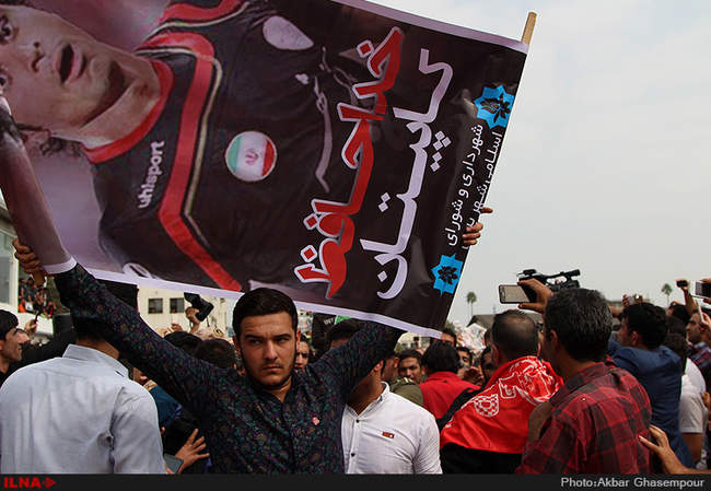 مراسم تشییع و خاکسپاری پیکر هادی نوروزی-بابل