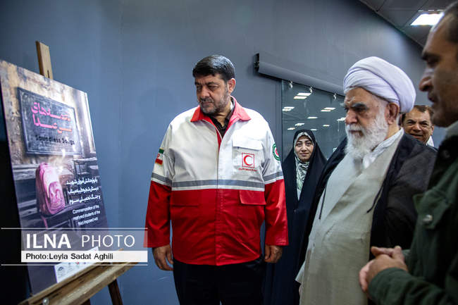 مراسم افتتاحیه نمایشگاه هنری نغمه‌های بی صدا