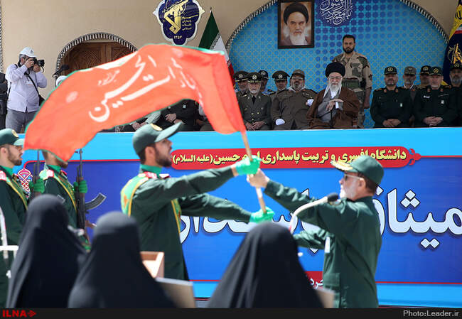مراسم دانش‌آموختگی دانشجویان دانشگاه امام حسین(ع) با حضور فرمانده کل قوا