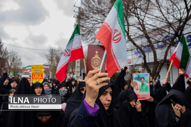 تشییع پیکر شهید مقاومت ملی در قزوین به روایت تصویر