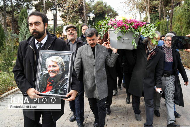 مراسم تشییع پیکر تورج شعبانخانی