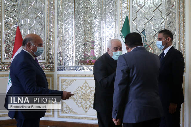 دیدار وزیر خارجه عراق با محمد جواد ظریف