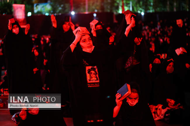 مراسم احیای شب بیست و یکم رمضان در ستاد فرماندهی انتظامی تهران بزرگ