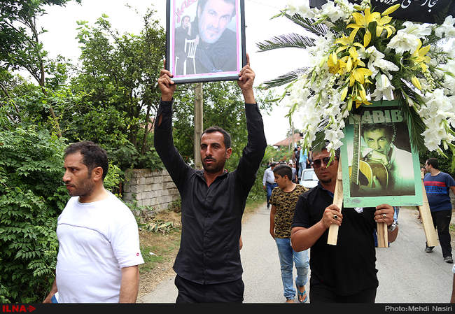  مراسم تشییع پیکر حبیب محبیان در رامسر/2