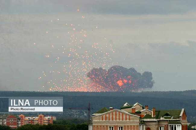 انفجار انبار تسلیحات روسیه در سیبری