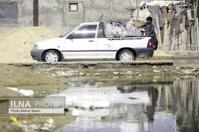 روستای پزم تیاب سیستان و بلوچستان بعد از سیل