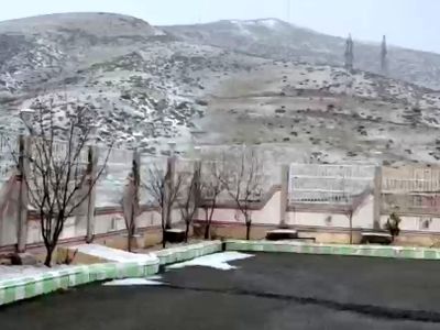 اکنون؛ ارتفاعات بانه ؛ بارش پراکنده برف + فیلم