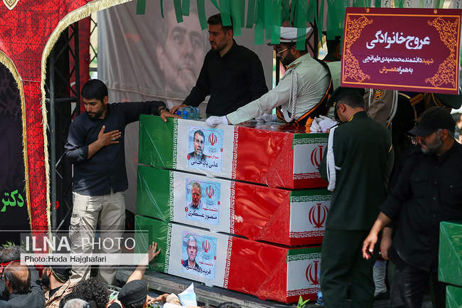  مراسم تشییع شهدای اقتدار - تهران / 4