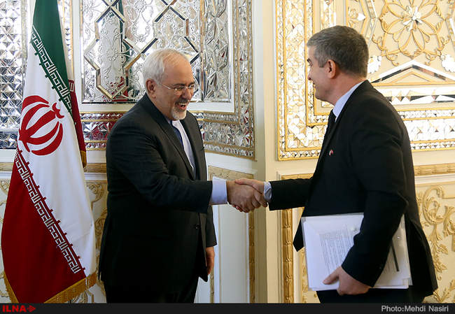 دیدار وزیرامورخارجه دانمارک با محمد جواد ظریف