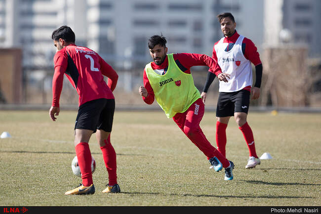 تمرین امروز تیم پرسپولیس