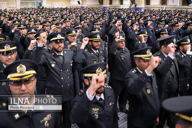دیدار جمعی از فرماندهان نیروی هوایی و پدافند هوایی ارتش با رهبر انقل