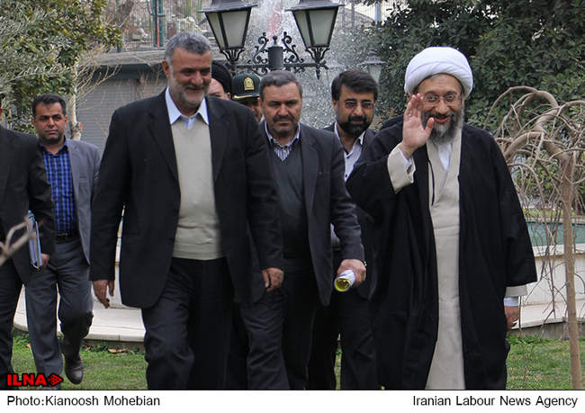 درختکاری رئیس قوه قضائیه