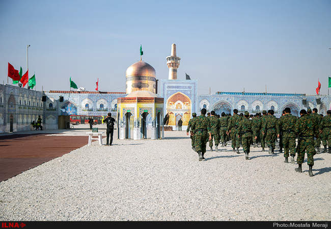 بازسازی صحن های حرم امام رضا در مرز مهران/7