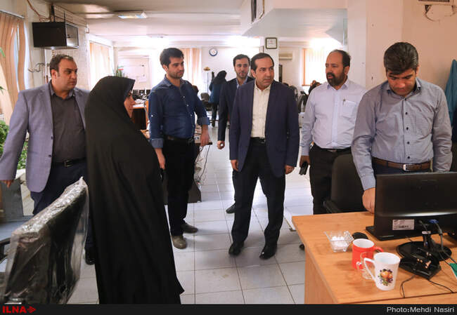 بازدید حسین انتظامی معاون امورمطبوعاتی و  اطلاع رسانی  وزارت ارشاد از ایلنا