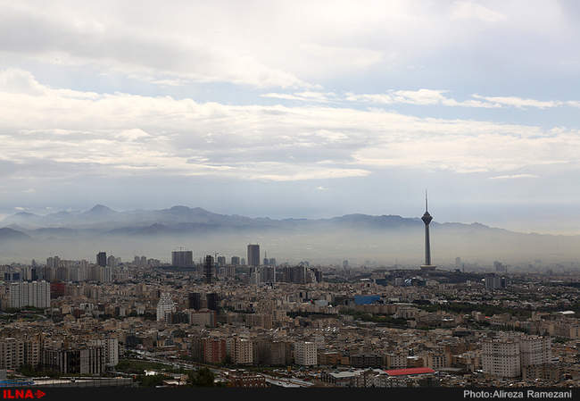هوای امروز شهر تهران