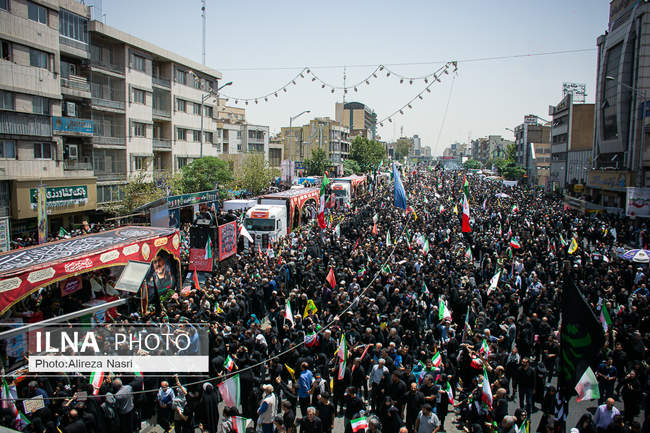  مراسم تشییع شهدای اقتدار - تهران/ 3 
