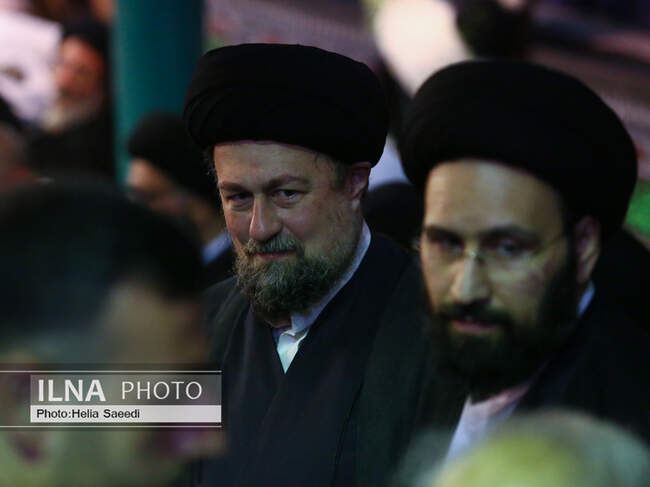 مراسم بزرگداشت والده همسر حجت‌الاسلام سید حسن خمینی در حسینیه جماران