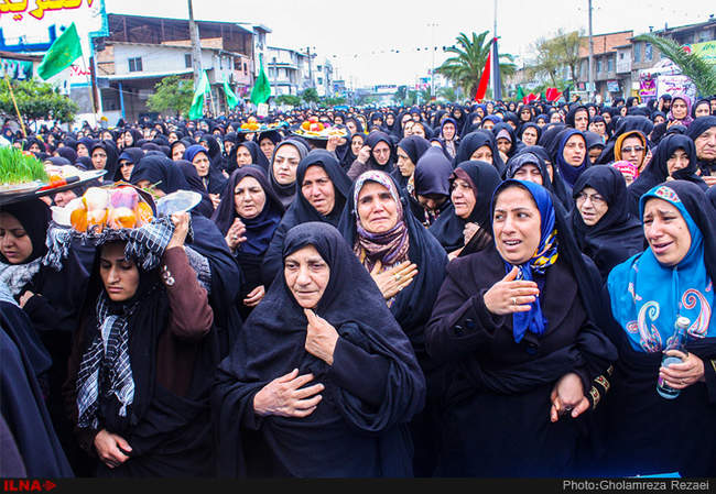 تشیع پیکر مطهر دو شهید گمنام در ساری‎