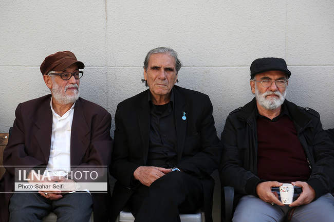 مراسم تشییع پیکر ابراهیم آبادی 