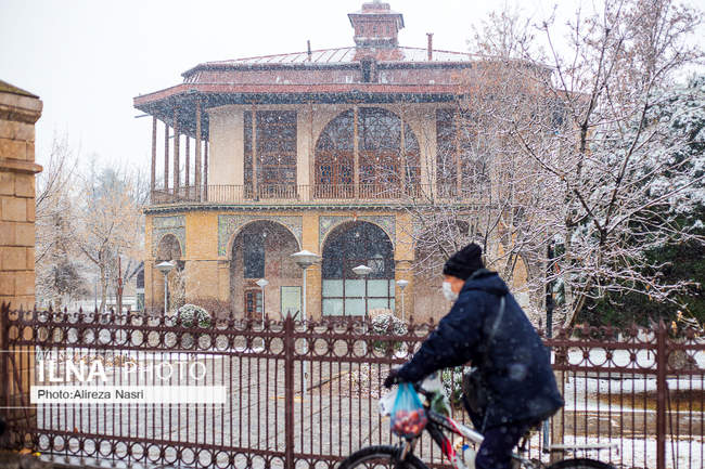 قزوین در آغوش برف به روایت تصویر