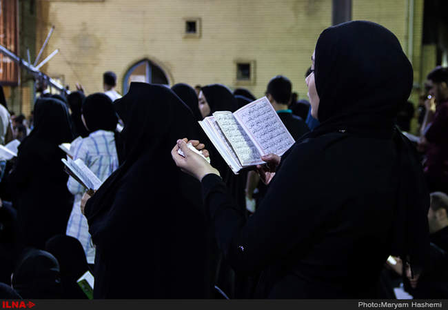 مراسم شب احیا در کرج