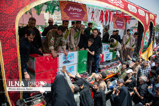  مراسم تشییع شهدای اقتدار - تهران/ 3 