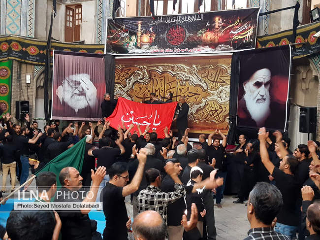 عزاداری مردم دارالمومنین کاشان در تاسوعای حسینی  