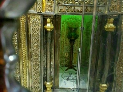 محل ضربت خوردن حضرت علی(ع) در مسجد کوفه/عکس