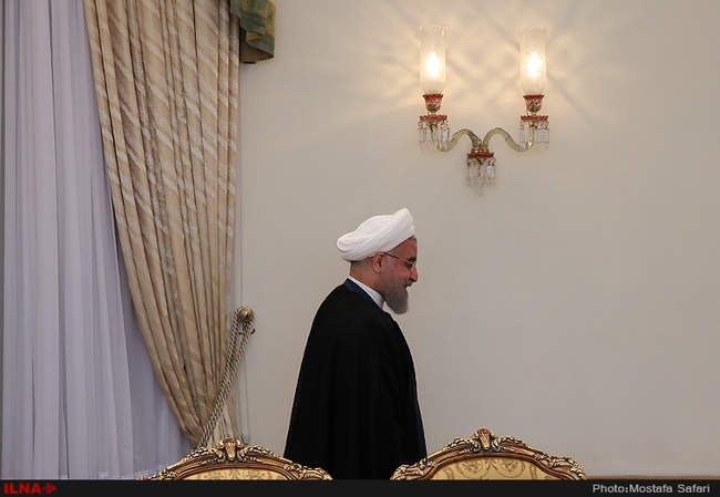 دیدار مدیر عامل شرکت توتال فرانسه با رییس جمهور