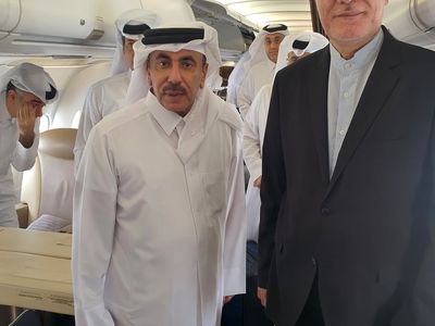 سفیر ایران در قطر به همراه وزیر حمل و نقل این کشور عازم کیش شدند