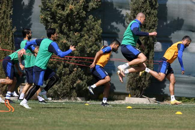 گزارش تصویری تمرین استقلال پیش از بازی با گل گهر