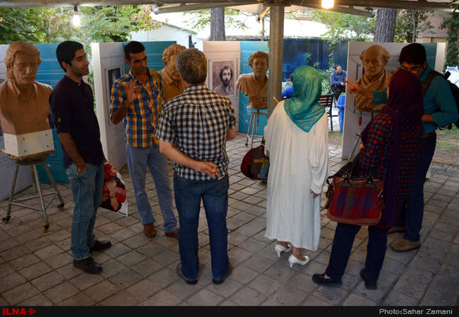 مراسم اختتامیه اولین سمپوزیوم مجسمه‌سازی مفاخر ایران