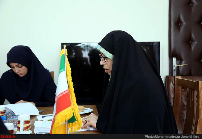 نشست خبری الهام امین‌زاده دستیار رئیس‌جمهور