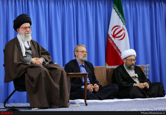 دیدار مسئولان نظام و سفرای کشورهای اسلامی با رهبر انقلاب
