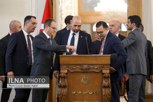 دیدار وزرای امور خارجه ایران و ترکیه