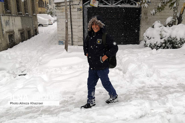 بارش برف پاییزی در تهران/ 2