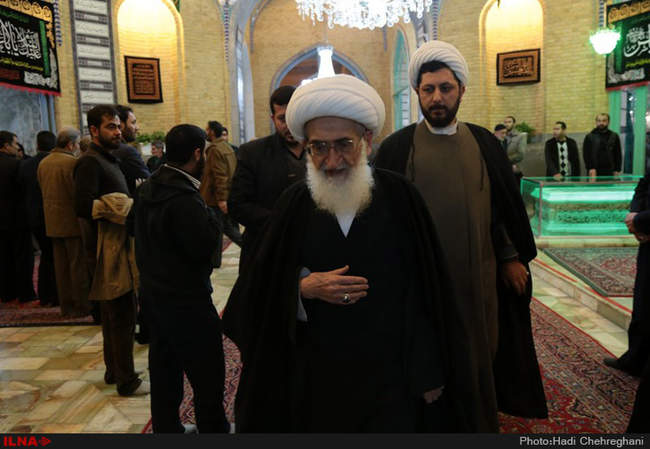 مراسم بزرگداشت مرحوم غضنفر رکن آبادی در مسجداعظم قم