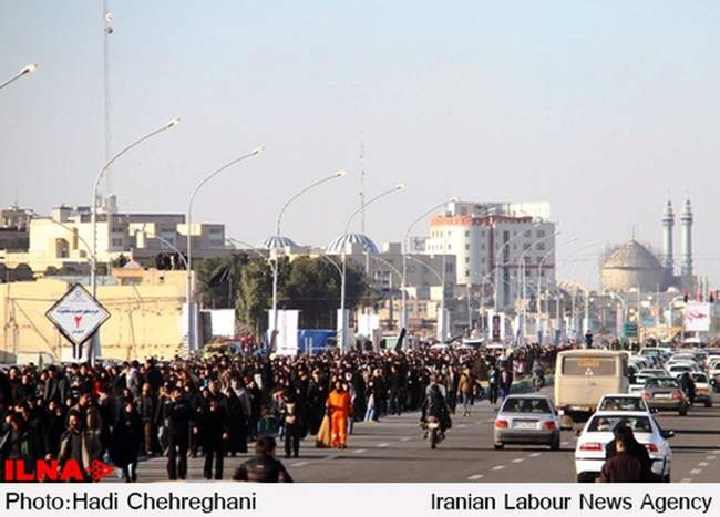 مراسم پیاده روی عزاداران حسینی