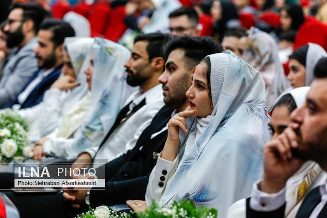 مراسم ازدواج ۹۰۰ زوج از فرزندان بازنشستگان نیروهای مسلح