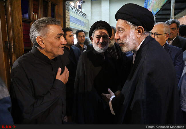 گزارش تصویری حضور شخصیت‌های سیاسی در مراسم ترحیم مادر حجت‌الاسلام محتشمی‌پور