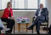 دیدار ظریف با موگرینی در پی بیانیه ۳ کشور اروپایی علیه ایران