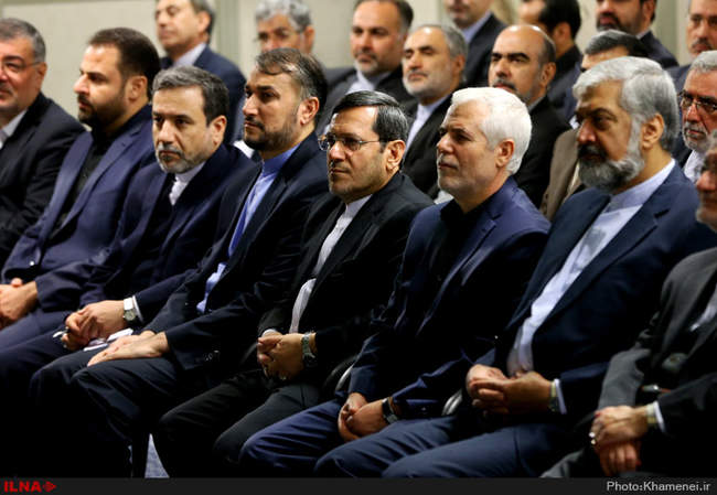 دیدار وزیر امور خارجه، سفیران و مسئولان نمایندگی‌های ایران در خارج 