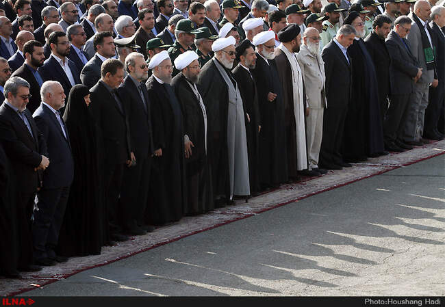 مراسم استقبال از جانباختگان فاجعه منا 