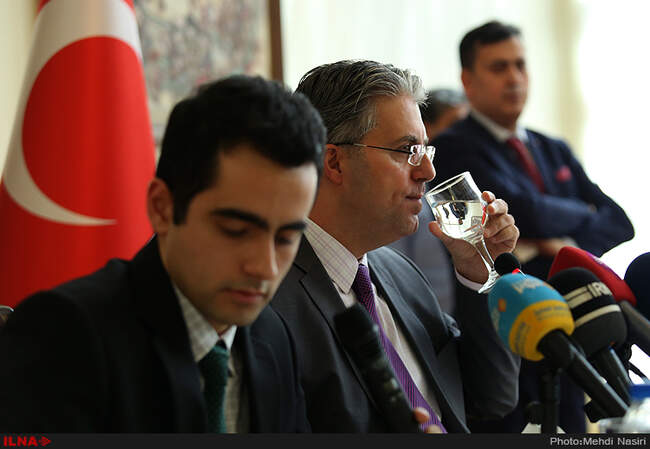 نشست خبری سفیر ترکیه در ایران