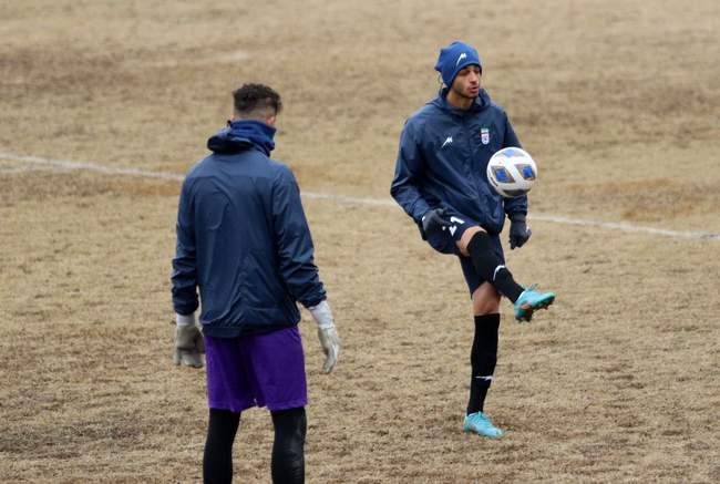 تصاویر دومین  تمرین تیم ملی جوانان ایران در فرغانه ازبکستان