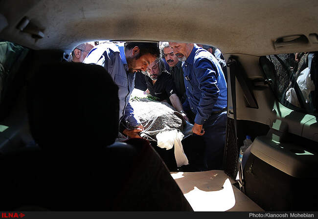 مراسم تشییع پیکر علیرضا سلطانی عکاس پیشکسوت مطبوعات