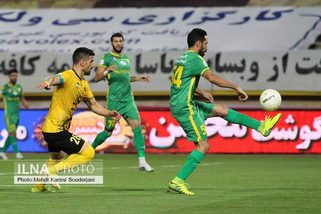برد قاطع سپاهان برابر صنعت نفت آبادان 